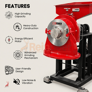 10 hp atta chakki - features - reindeer machinery
