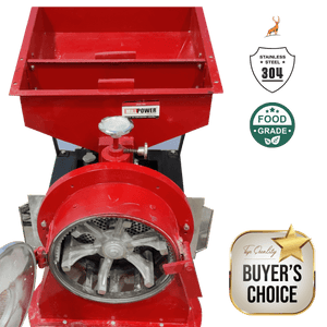 10 hp atta chakki - hopper and feeder - reindeer machinery