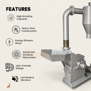 10 hp masala grinder - features- reindeer machinery