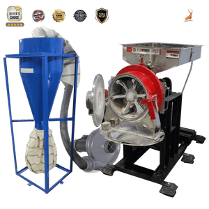 15 hp atta chakki - machine with blower cyclone - reindeer machinery