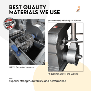 20 hp masala grinder - mechanism - reindeer machinery