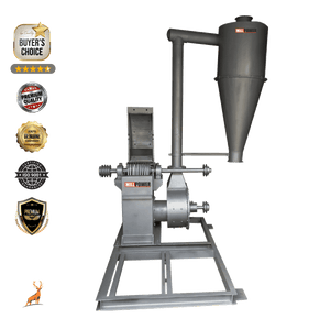 25 hp masala grinder - front view - reindeer machinery