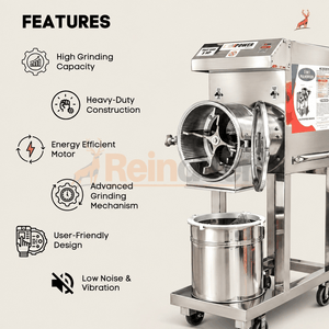 3 hp atta chakki - features - Reindeer Machinery
