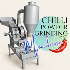 2 hp chilli grinding machine - front view - reindeer machinery
