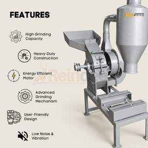 5 hp chilli grinding machine - features - reindeer machinery