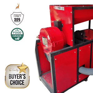 commercial atta chakki - side view - reindeer machinery