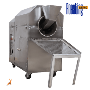 drum roaster machine - machine front view - reindeer machinery