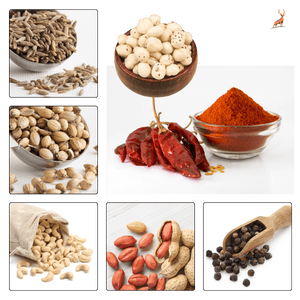 electric roaster machine - rosting material - reindeer machinery