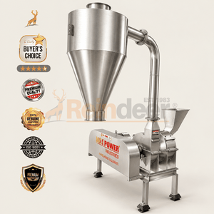 haldi pisne ki machine - side view - reindeer machinery