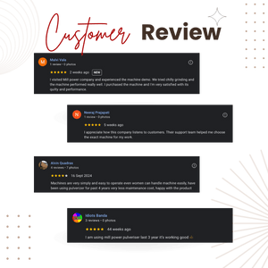 haldi pisne ki machine - customer review - reindeer machinery