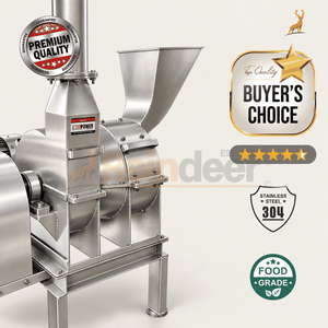 turmeric grinding machine - ms chamber view - reindeer machinery
