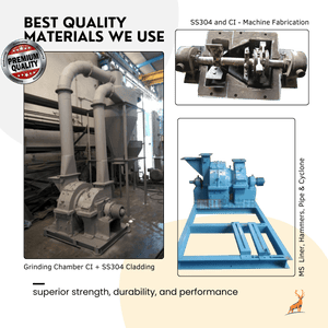 turmeric powder machine - heavy duty machine view - reindeer machinery