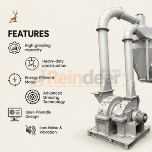 turmeric powder machine - features - reindeer machinery