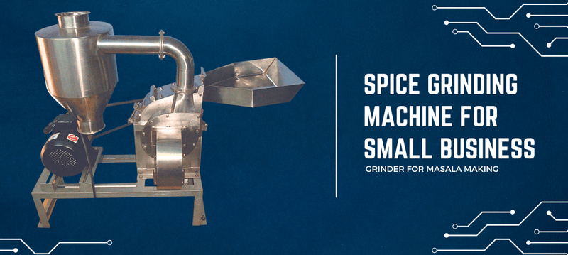 Commercial Spice Grinding Machine for Small Business - Grinder for Masala Making
