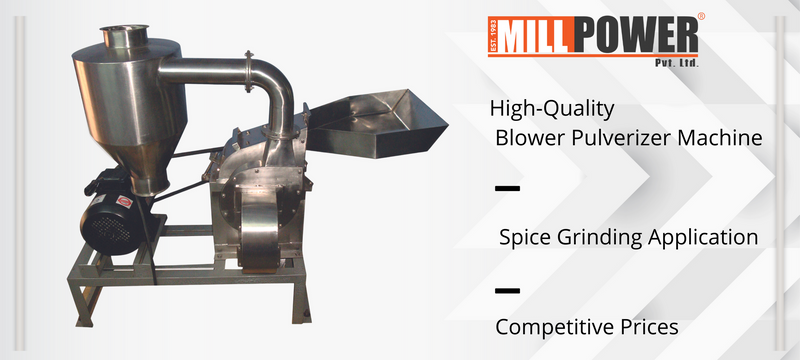 High-Quality Blower Pulverizer Machine (Blower Pulveriser Machine) for Spice Grinding Application at Competitive Prices