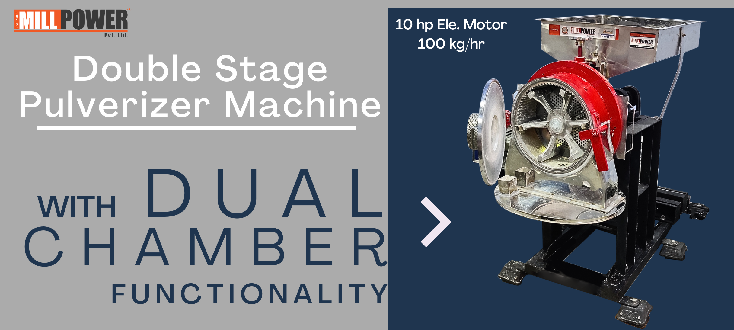 Top Double Stage Pulverizer Machine Price with Dual Chamber Functionality