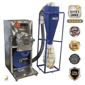 10 hp atta chakki - full setup view - Reindeer Machinery