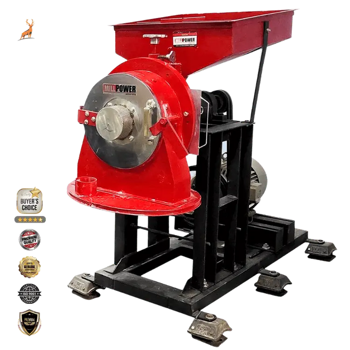 10 HP Double Chamber Cyclone Pulverizer Double Stage Atta Chakki Flour Mill Price Without Motor