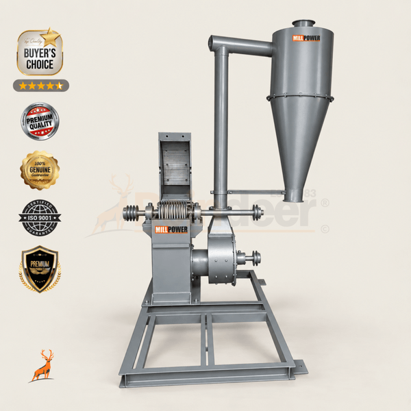 25 hp masala grinder - front view - reindeer machinery