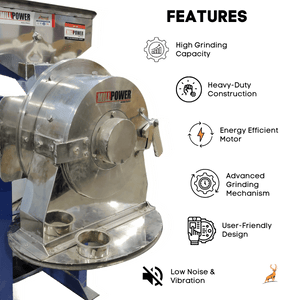 7.5 hp flour mill - features - reindeer machinery