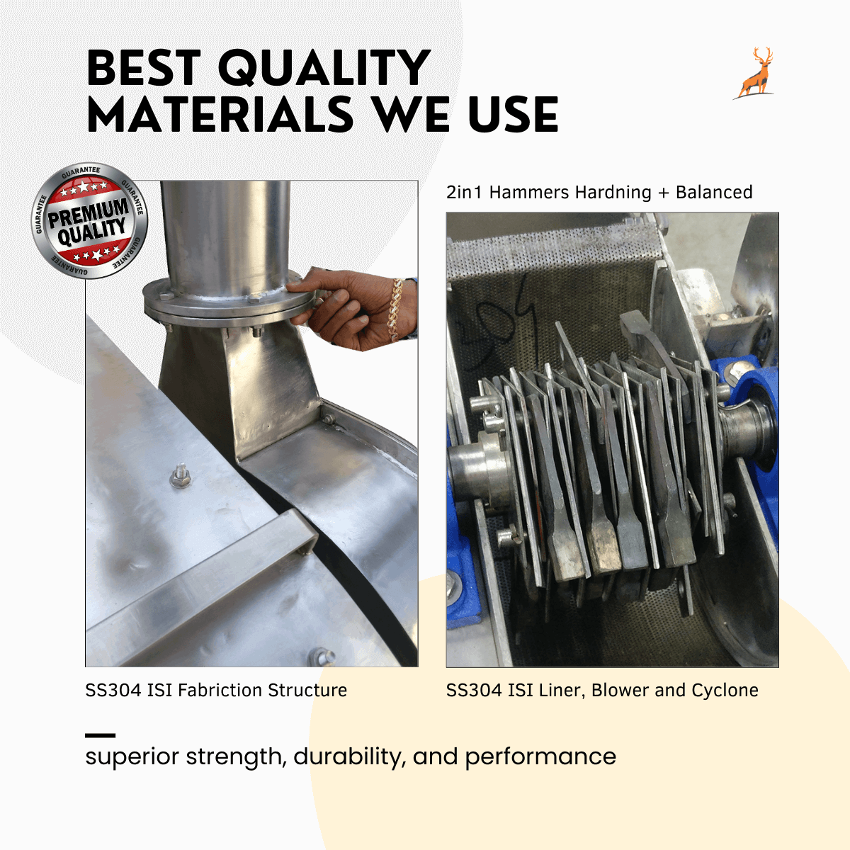 chilli grinding machine - chamber close-up view - reindeer machinery