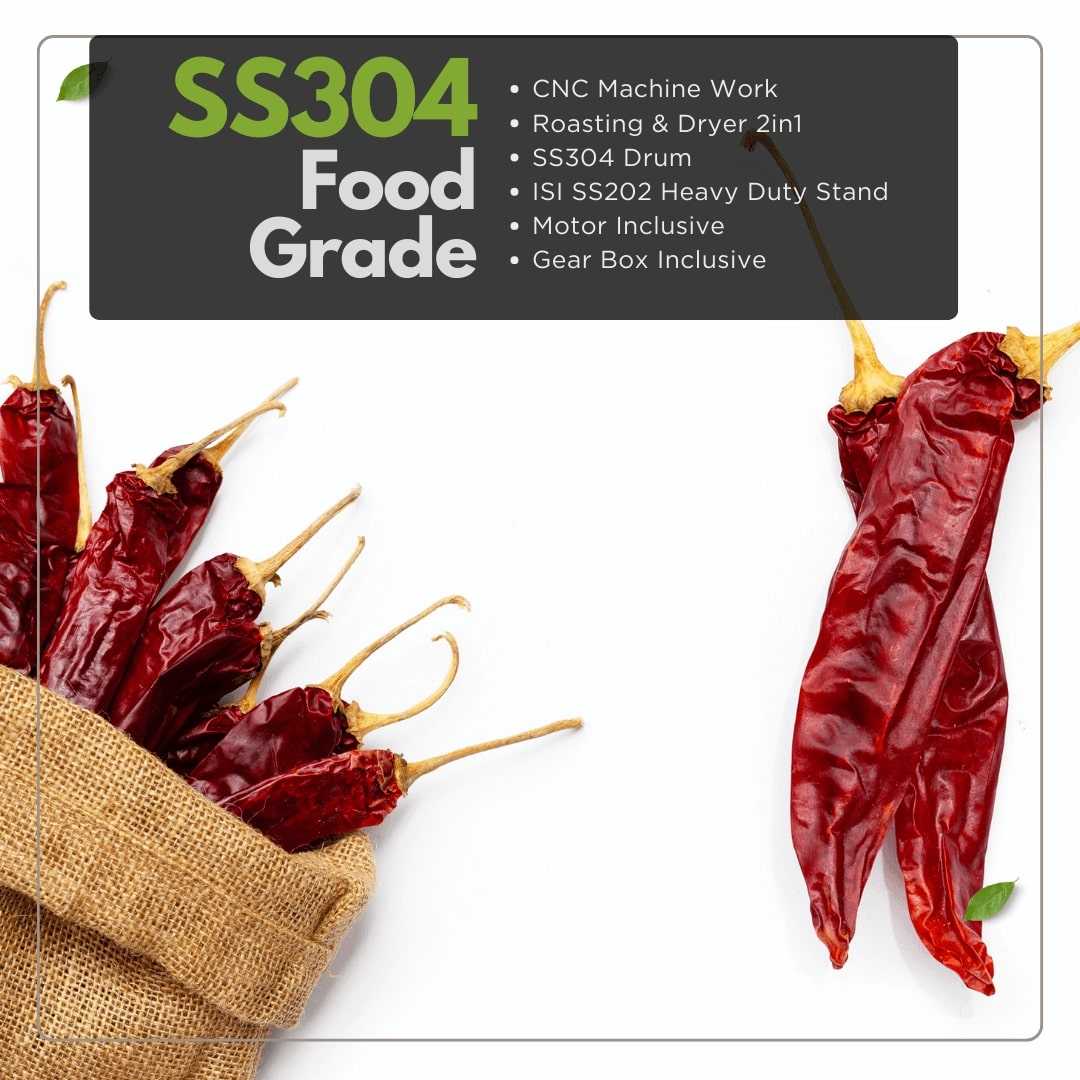 Masala Roaster Machine MILL POWER