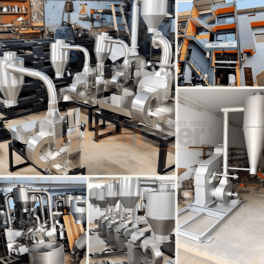 chilli grinding machine - manufacturing - reindeer machinery