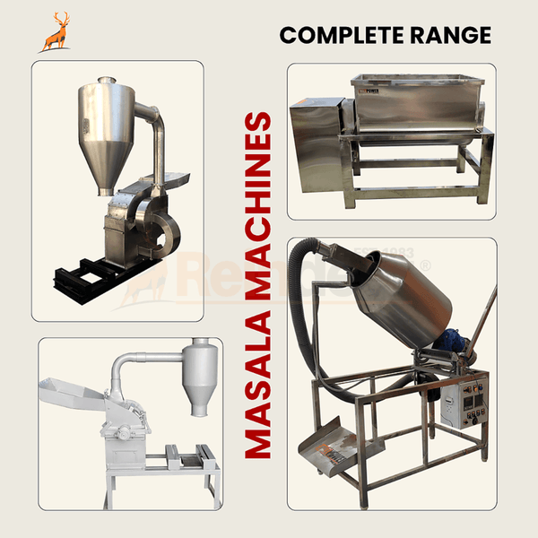 chilli grinding machine - masala plant - reindeer machinery