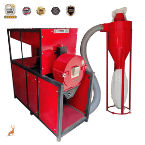 commercial atta chakki - machine with blower-cyclone - reindeer machinery