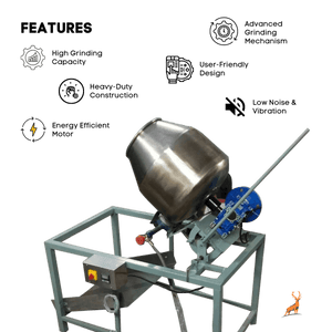 electric roaster machine - features - reindeer machinery