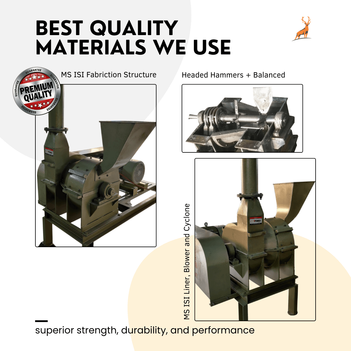 haldi pisne ki machine - chamber close-up view - reindeer machinery