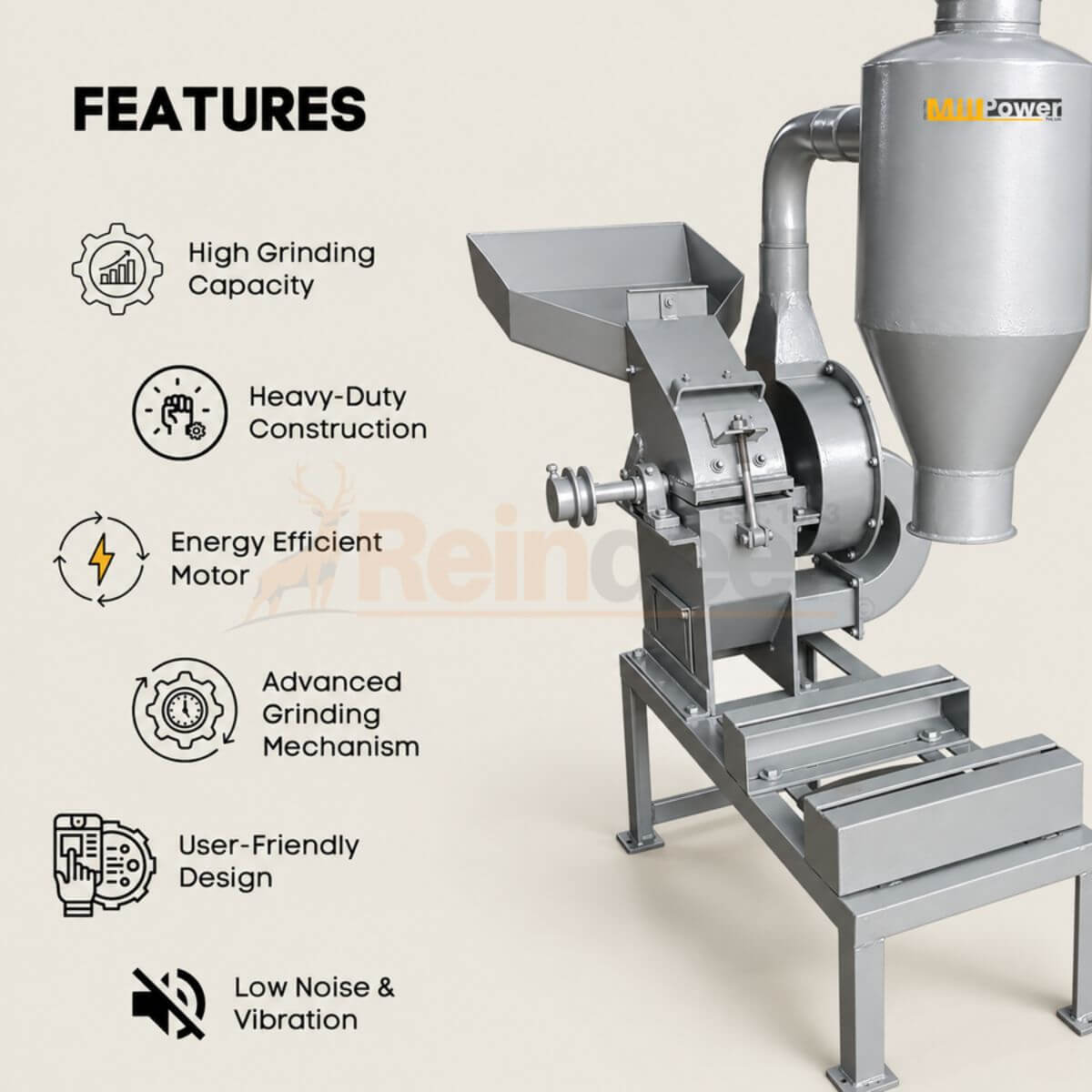5 hp blower pulverizer