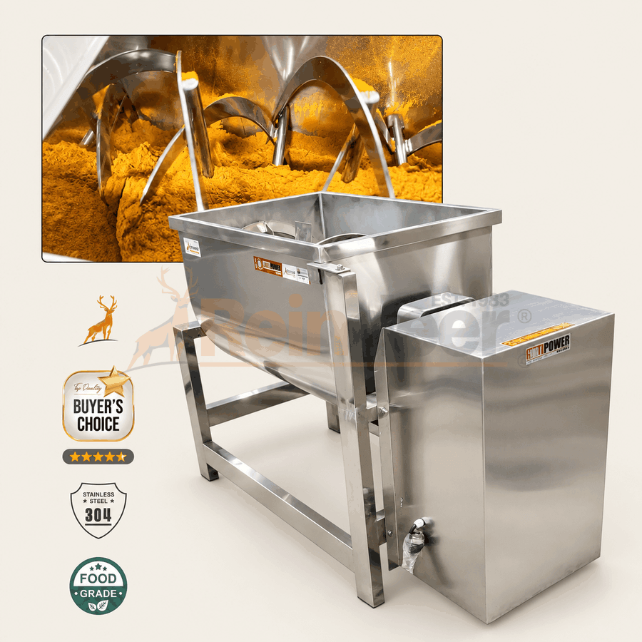 Masala Mixer Ribbon Blender Machine