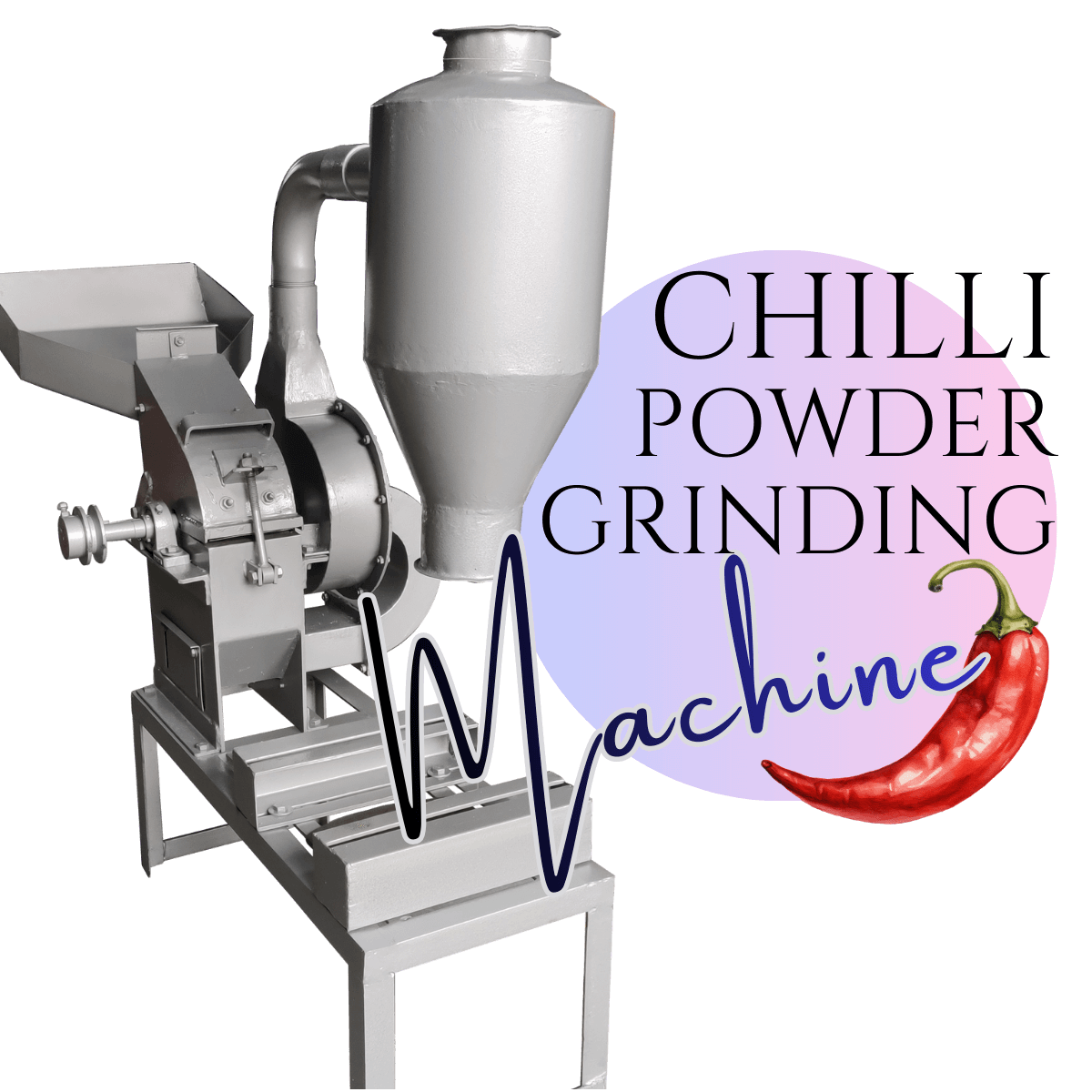 3 hp mirchi machine - ms machine view - reindeer machinery