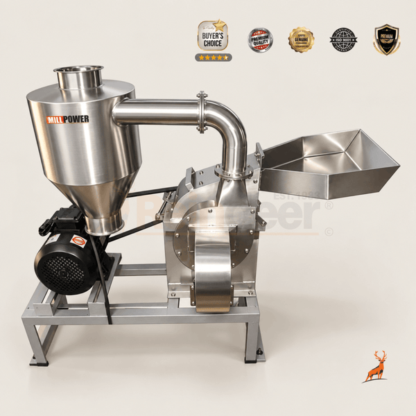 5 hp mirchi machine - ss304 food grade - reindeer machinery