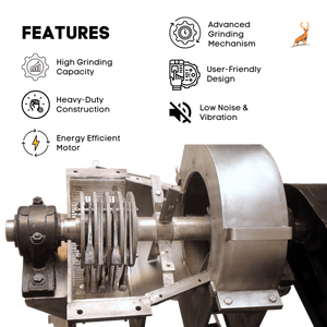 turmeric grinding machine - features - reindeer machinery