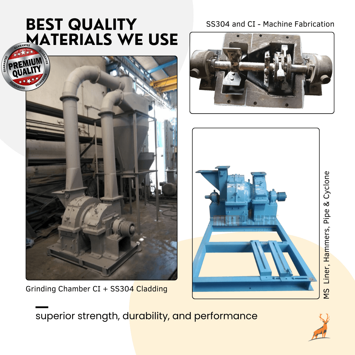 turmeric powder machine - heavy duty machine view - reindeer machinery