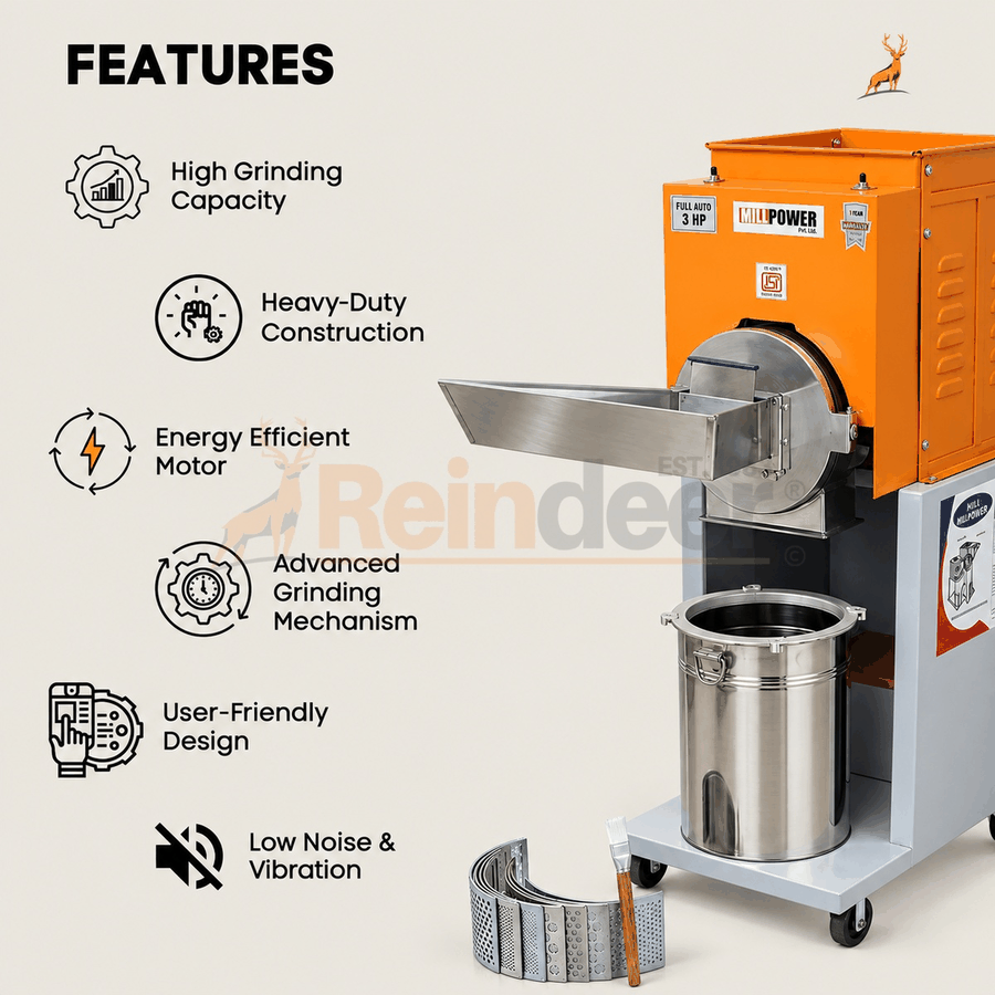 Flour Container SS - Reindeer Machinery